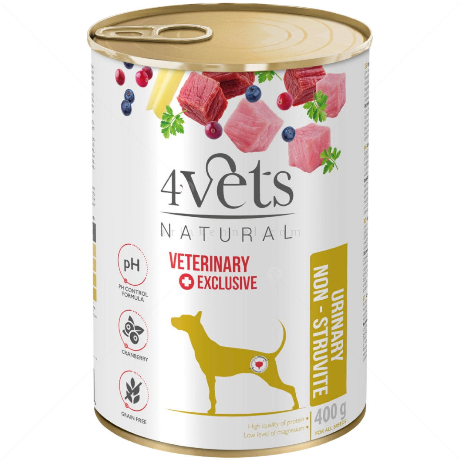 4VETS Dog Natural Urinary Non-Struvite 400 гр - при проблеми с уринарния тракт