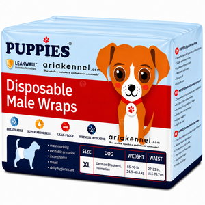 Пелени за мъжки кучета XL, PUPPIES, 68.5-78.7 см