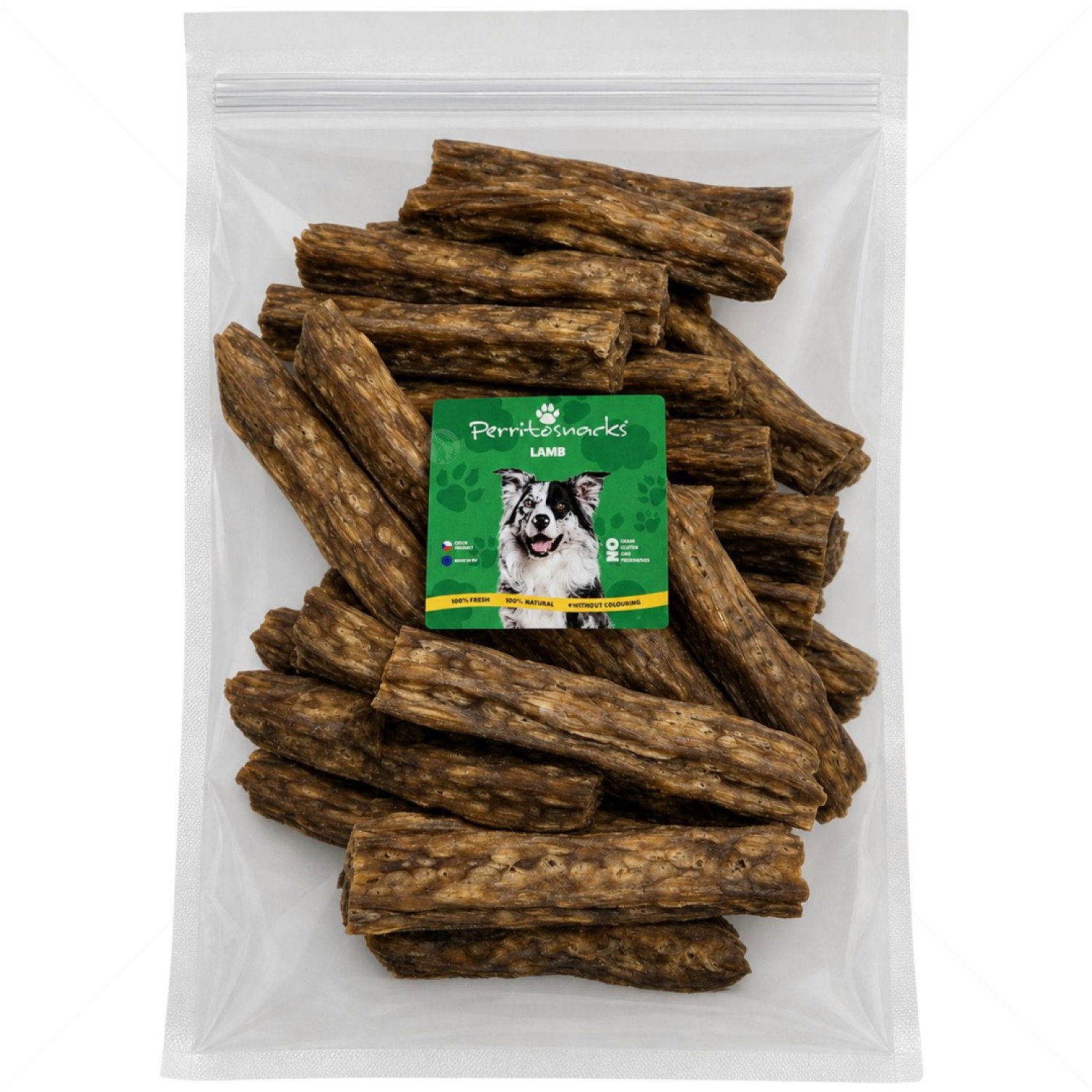 Изсушени пръчки от агнешко месо PERRITOSNACKS Everyday