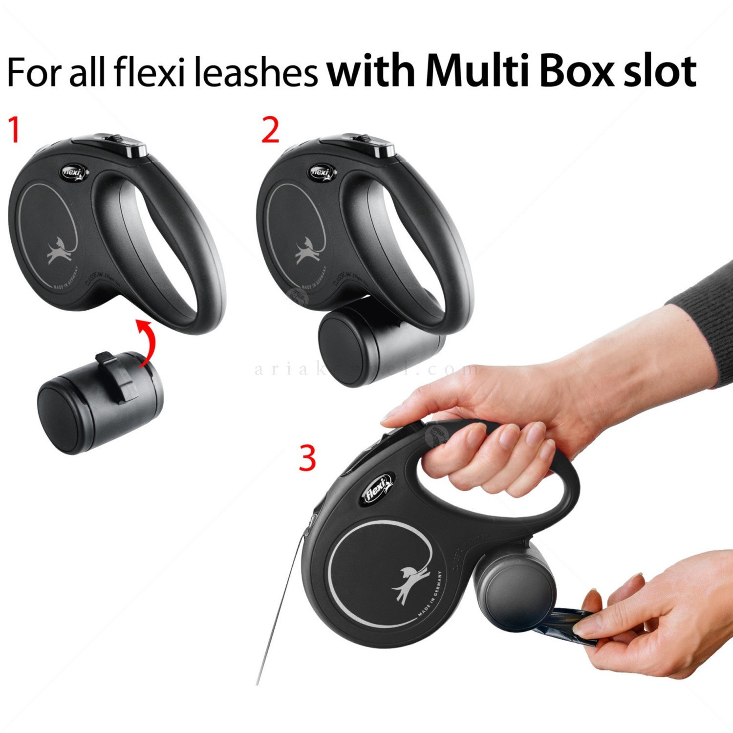 FLEXI Multi Box - Контейнер за торбички, черен