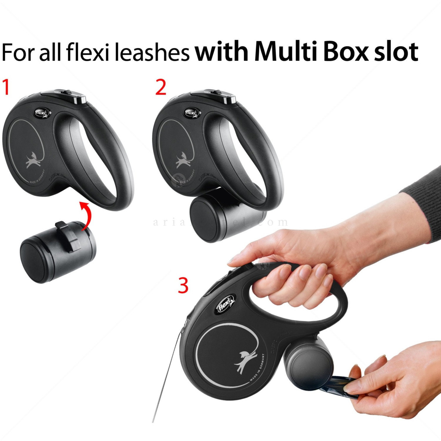 FLEXI Multi Box - Контейнер за торбички, сив
