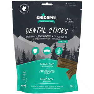 Дентални пръчици с ябълки, нар и масло от евкалипт CHICOPEE Dental Sticks with Apples, pomegranates and eucalyptus oil