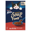 Супа с говеждо, пилешко и агнешко месо FELIX Soup Original 6х48 гр