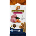 Дентални пръчки за кучета с кафява козина от средни и едри породи N&D Brown Dog Adult Medium&Maxi Dental Treat Lamb, Carrot & Spirulina
