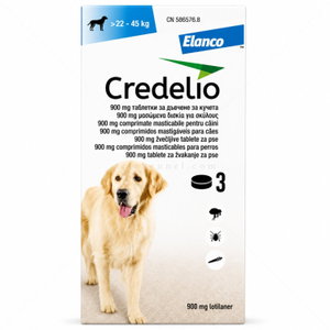 Таблетки за външно обезпаразитяване CREDELIO 3x900 mg