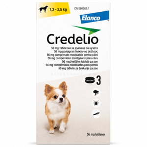 Таблетка за външно обезпаразитяване CREDELIO 1x56 mg