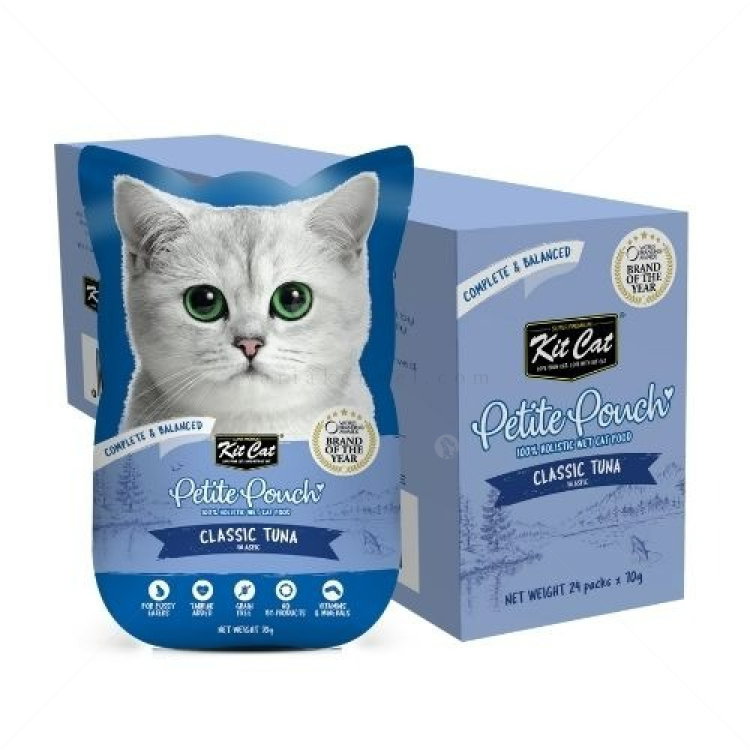 Пауч с риба тон в желе 70 гр KIT CAT Petit Pouch Tuna in Aspic