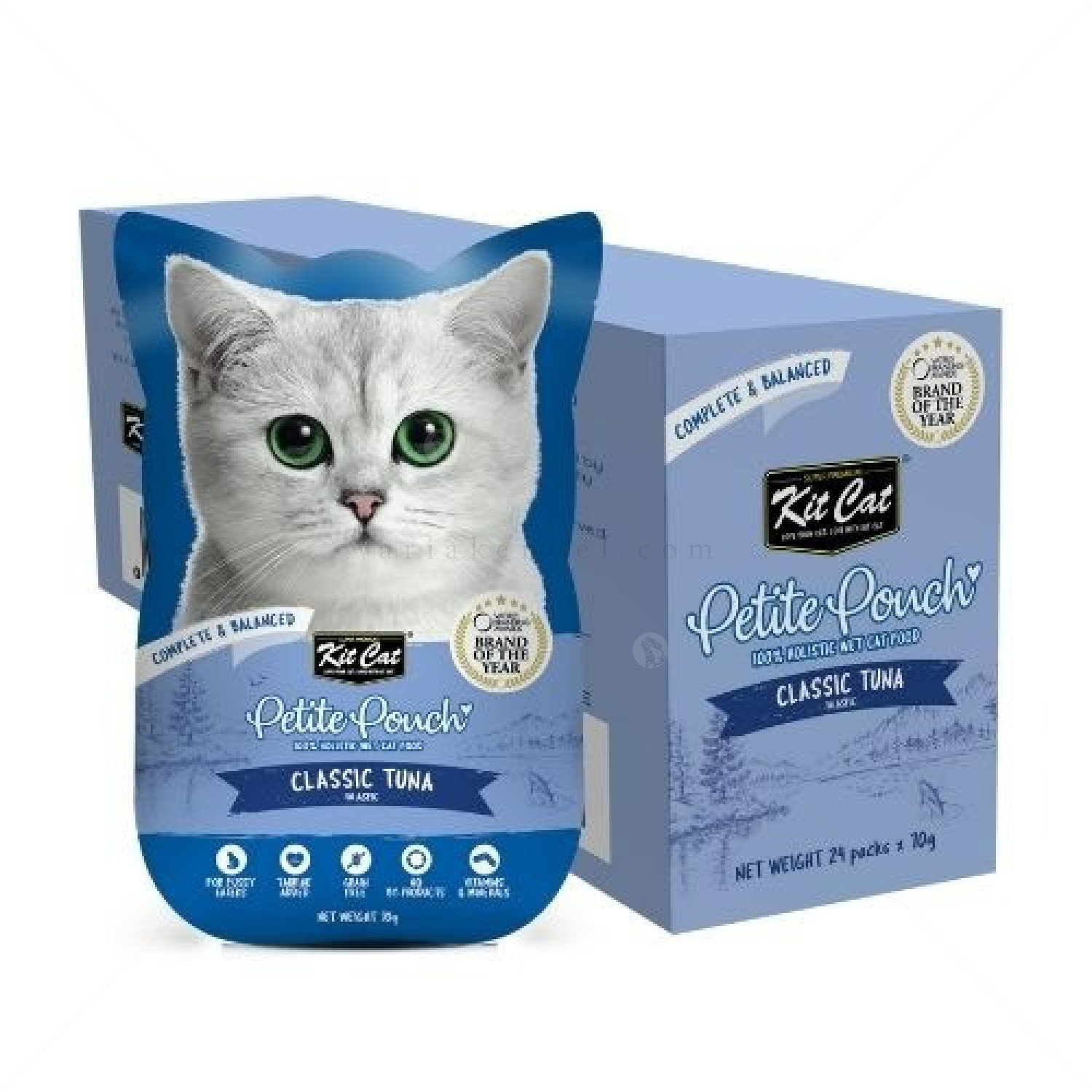 Пауч с риба тон в желе 70 гр KIT CAT Petit Pouch Tuna in Aspic