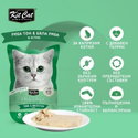 Пауч с риба тон и бяла риба в желе 70 гр KIT CAT Petit Pouch Tuna & Whitefish in Aspic
