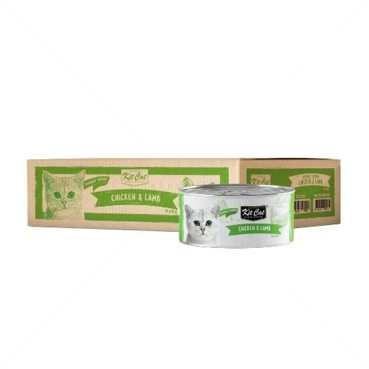 Консерва с пилешко и агнешко месо в желе 80 гр KIT CAT Deboned Toppers Chicken & Lamb in Aspic