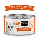 с риба тон и сьомга