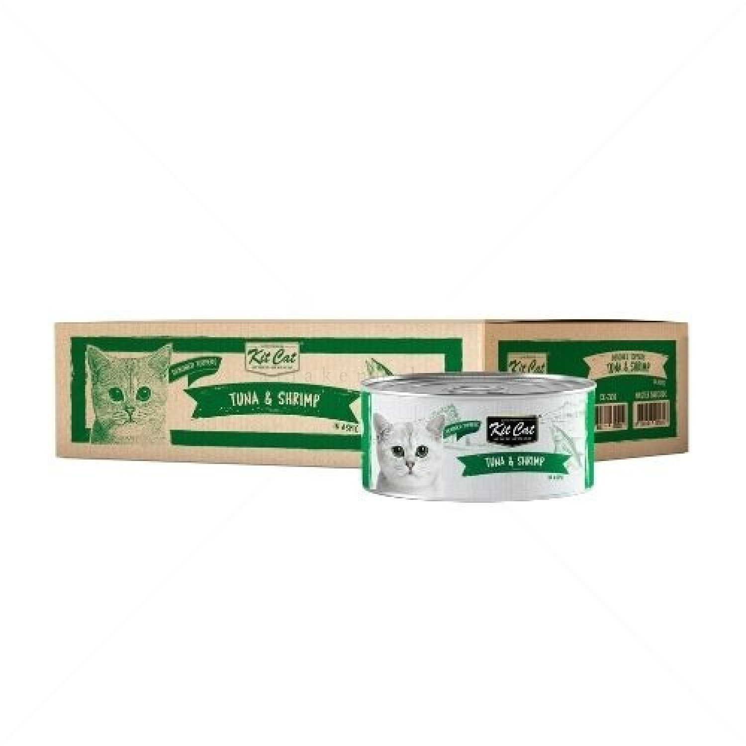 Консерва с риба тон и скариди в желе 80 гр KIT CAT Deboned Toppers Tuna & Shrimp in Aspic