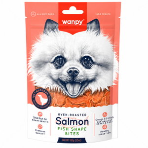 Хапки със сьомга, печени на фурна WANPY Salmon Fish Shape Bites
