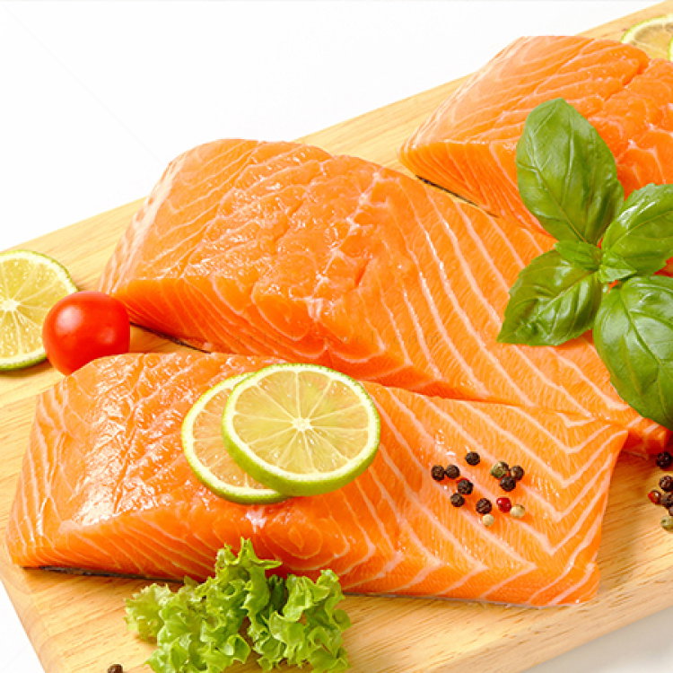 Хапки със сьомга, печени на фурна WANPY Salmon Fish Shape Bites