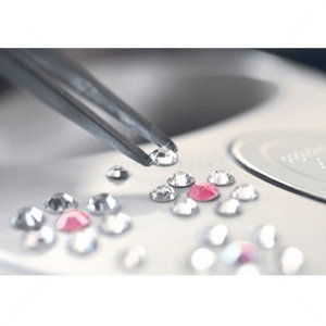 FLEXI Glam Composition S лента – Автоматичен повод с кристали SWAROVSKI, бял