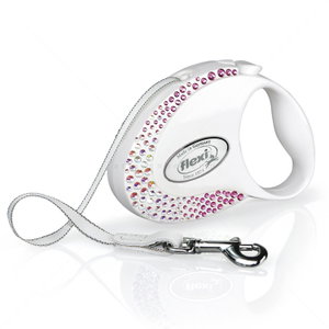 FLEXI Glam Composition S лента – Автоматичен повод с кристали SWAROVSKI, бял