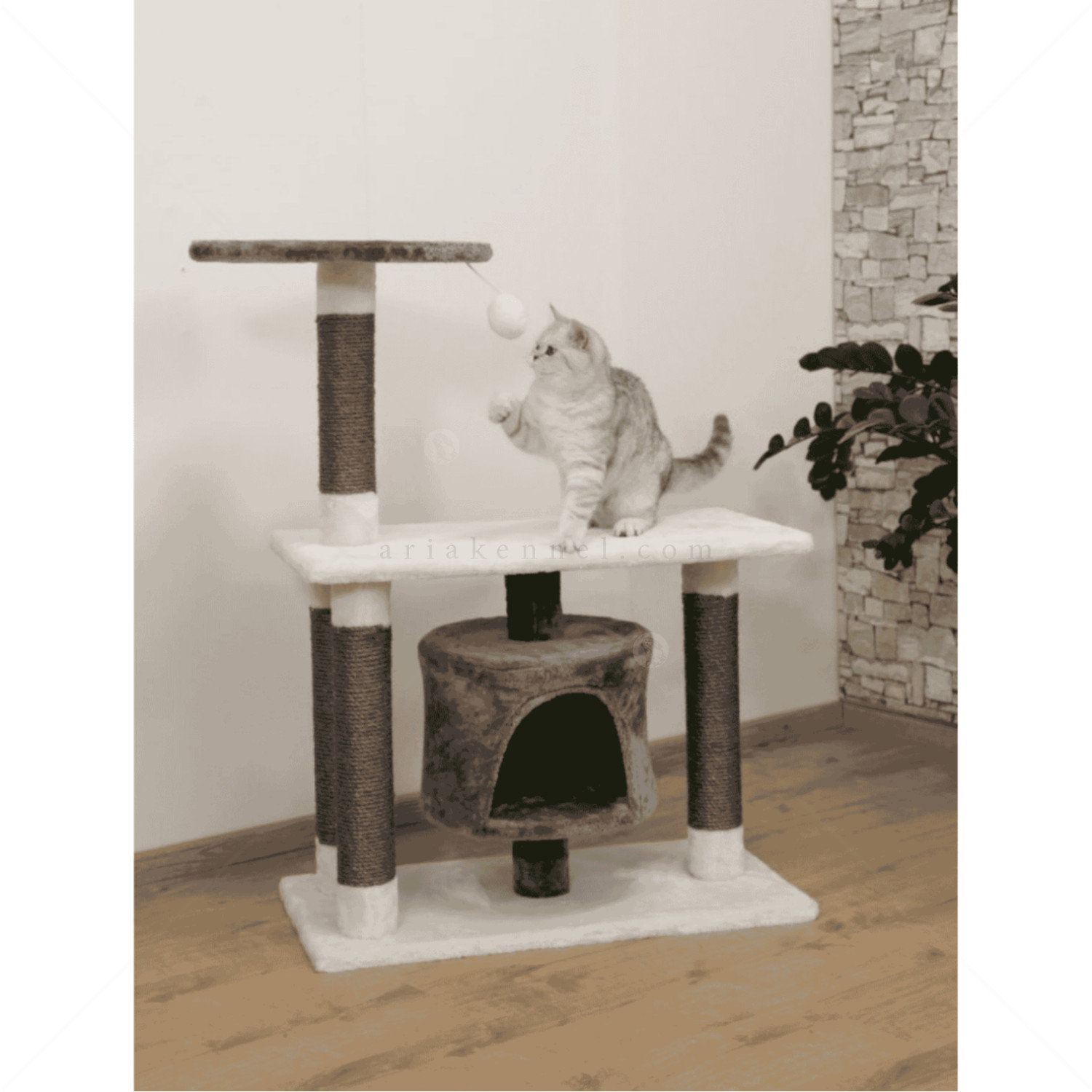 Катерушка Жаде 96 см KERBL Cat Tree Jade Darklight