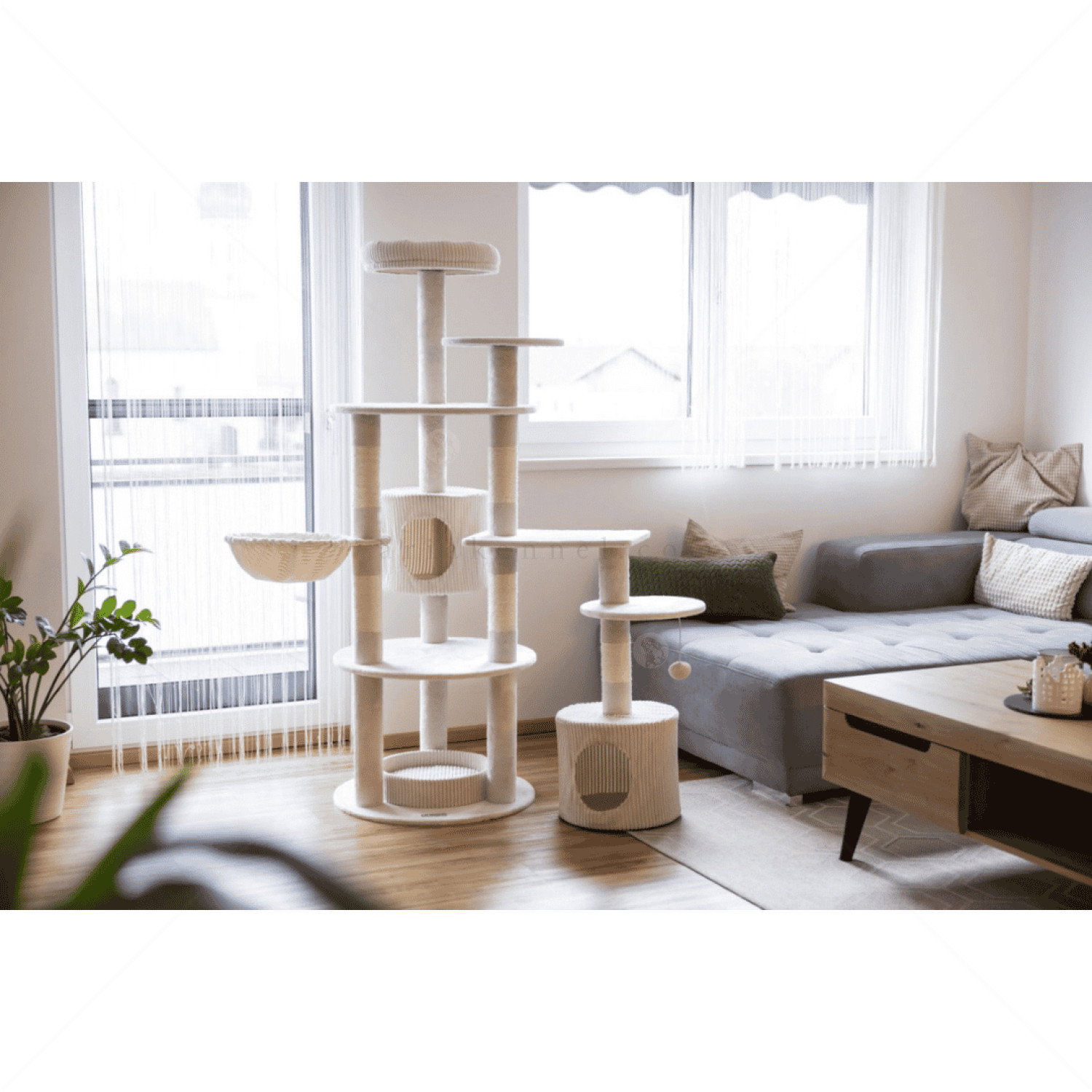 Катерушка Аника 164 см KERBL Cat Scratching Post Annika, beige
