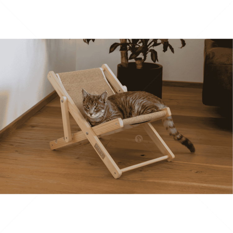 Регулируем шезлонг за котки KERBL Cat Lounger Beach