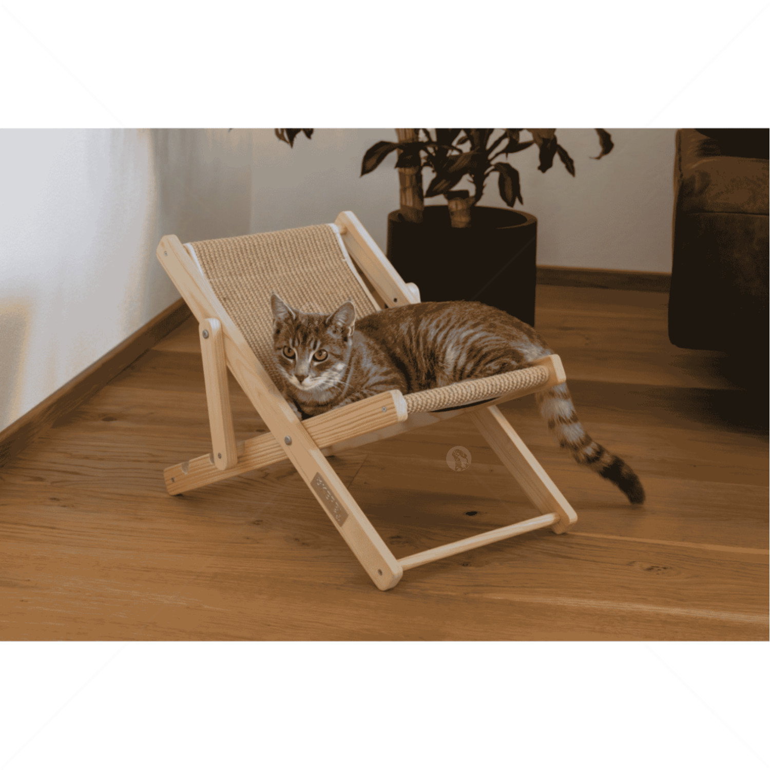 Регулируем шезлонг за котки KERBL Cat Lounger Beach