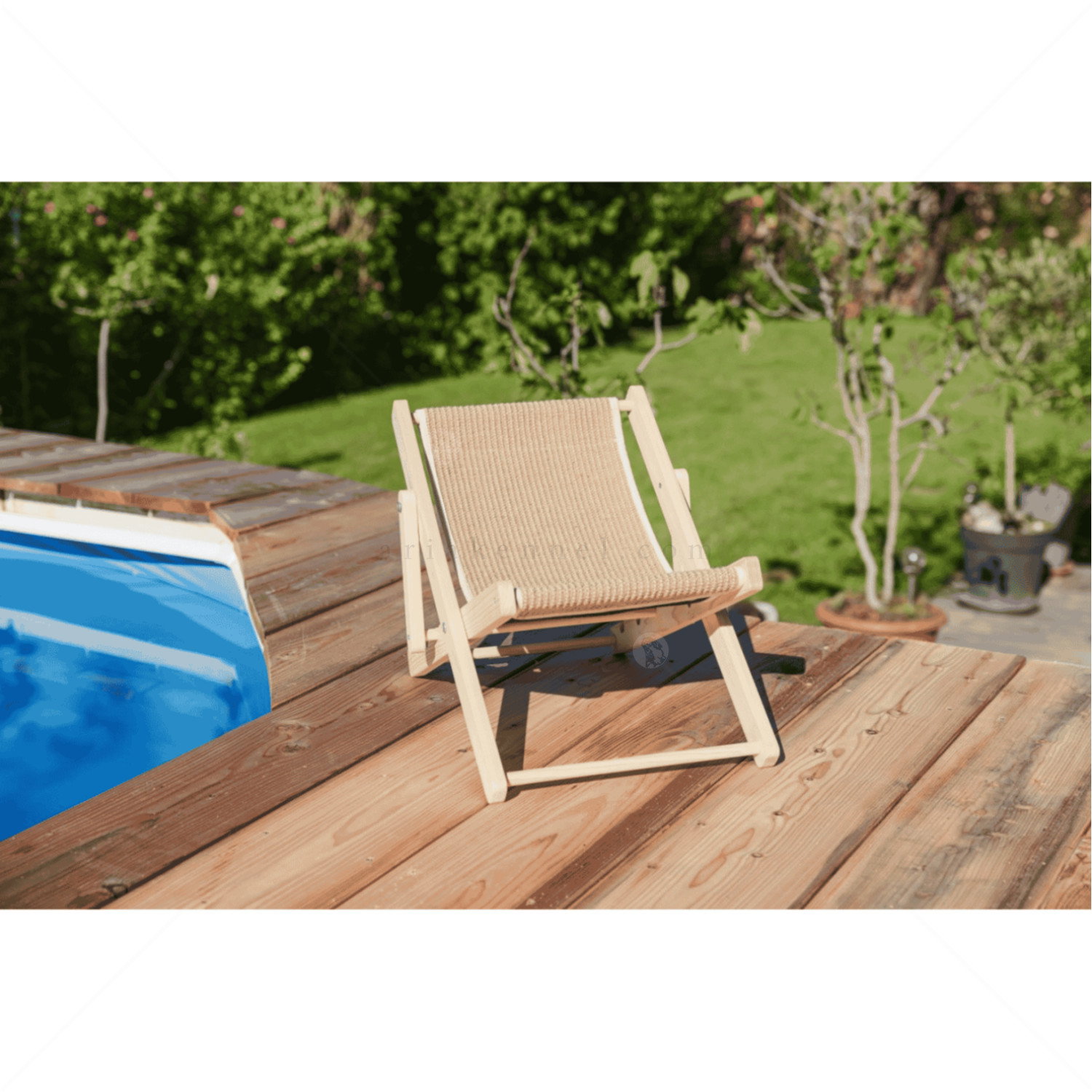 Регулируем шезлонг за котки KERBL Cat Lounger Beach