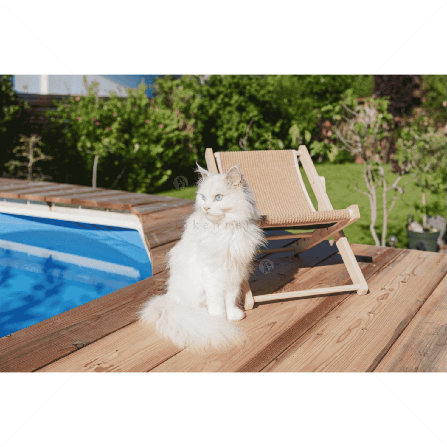 Регулируем шезлонг за котки KERBL Cat Lounger Beach