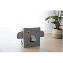 Къщичка с драскало от картон Слон 39 см KERBL Cat Scratch House Elephant, grey