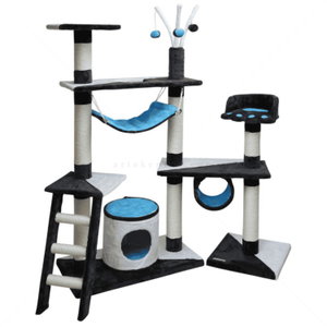 Катерушка 150 см KERBL Cat Tree Creativ, anthracite/blue/white