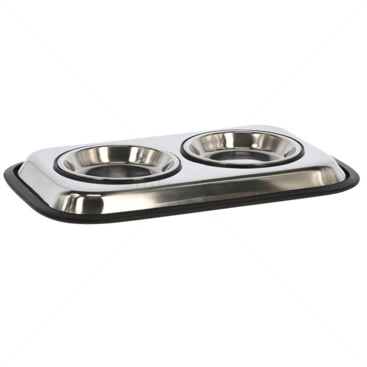 Двойни купи от неръждаема стомана KERBL
