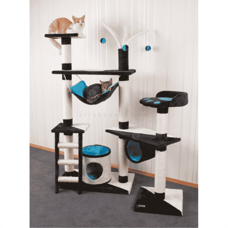 Катерушка 150 см KERBL Cat Tree Creativ, anthracite/blue/white