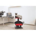 Катерушка Кресло Deluxe 70 см KERBL Cat Tree Lounge Deluxe grey/red