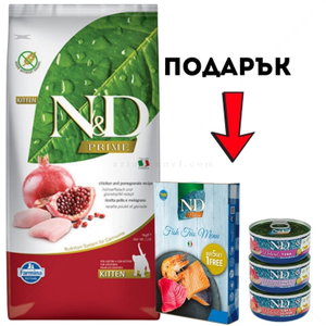 N&D Cat 5 кг Prime Chicken Kitten