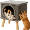 Къщичка с драскало PURLOV Cat House