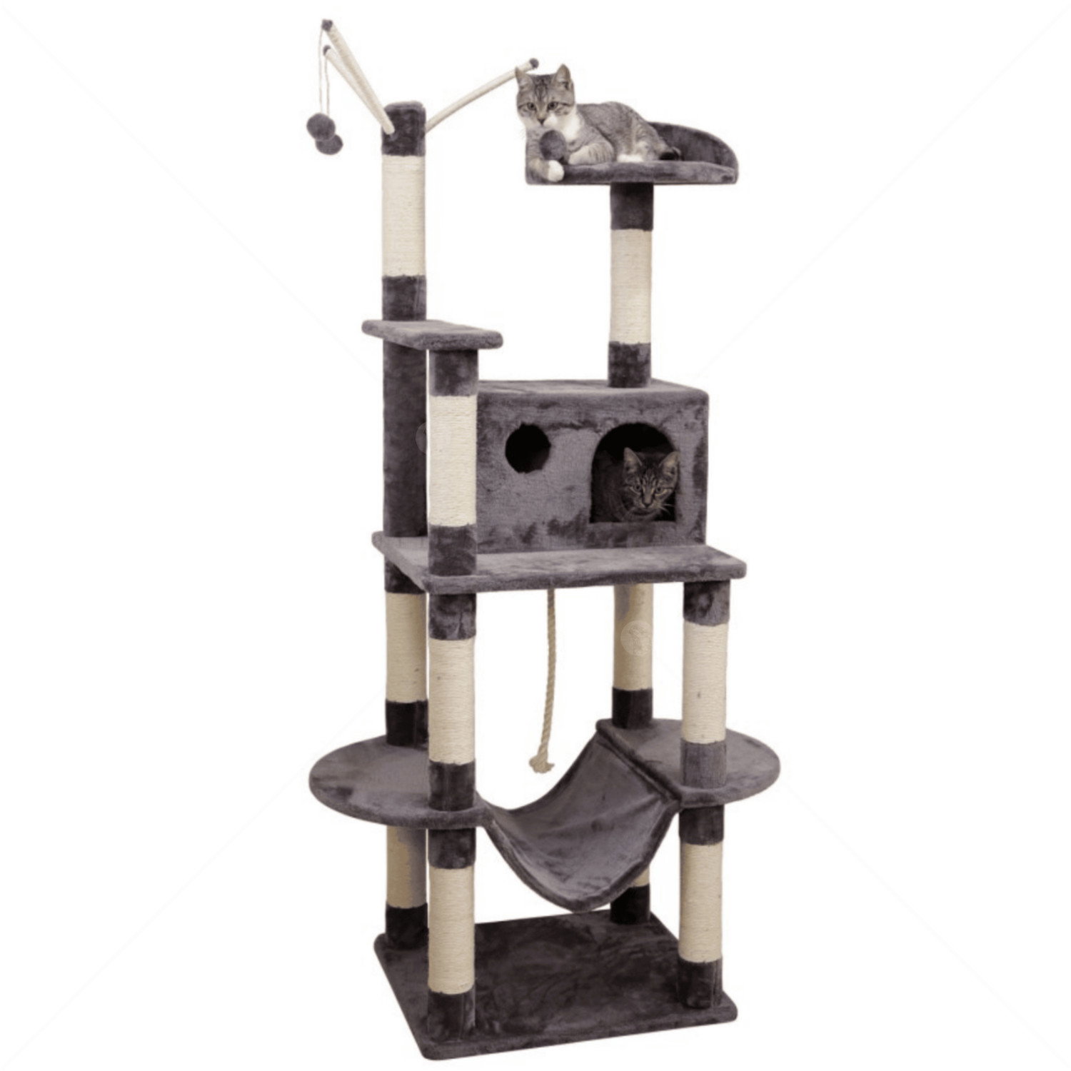 Катерушка Матео 180 см KERBL Cat Tree Matteo grey