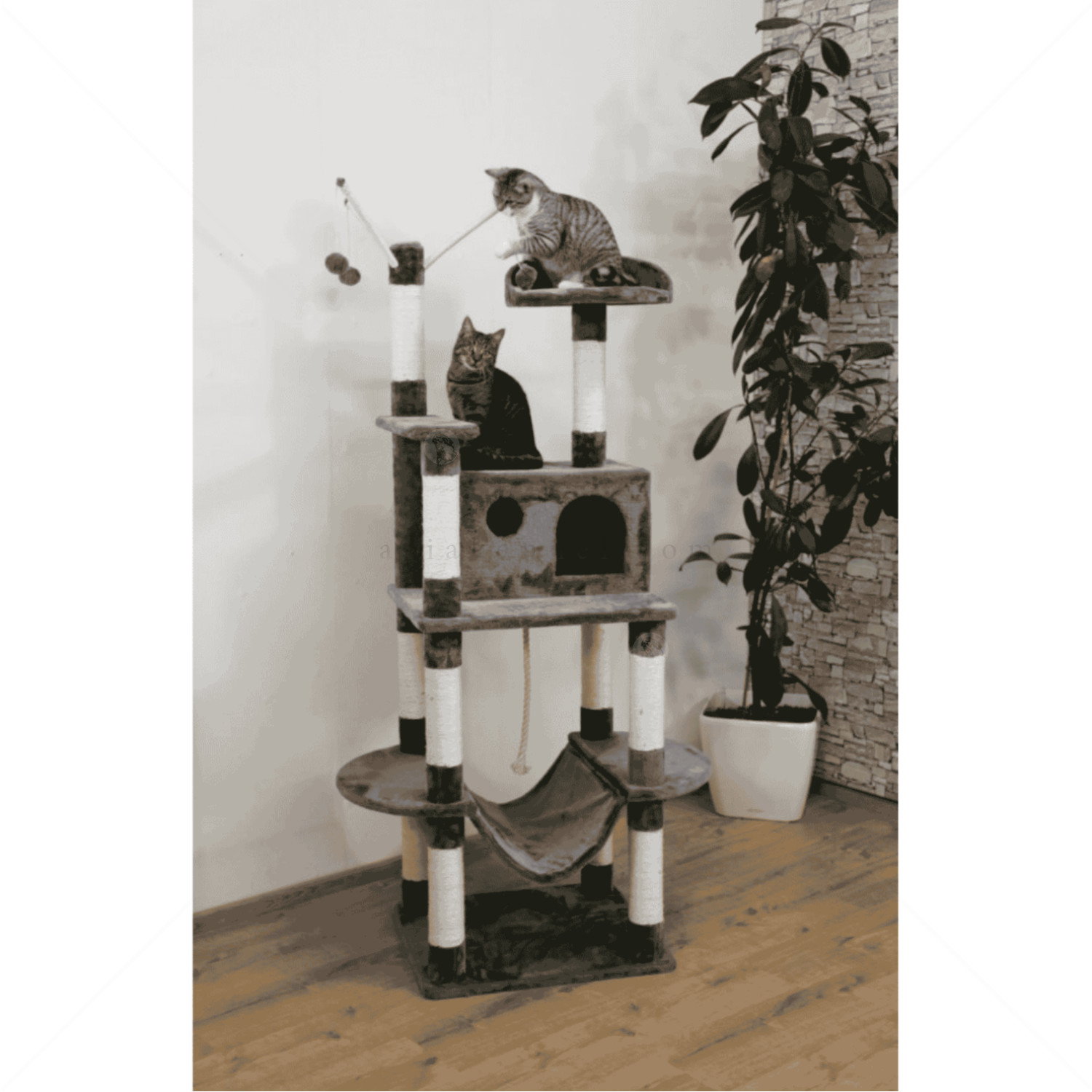 Катерушка Матео 180 см KERBL Cat Tree Matteo grey