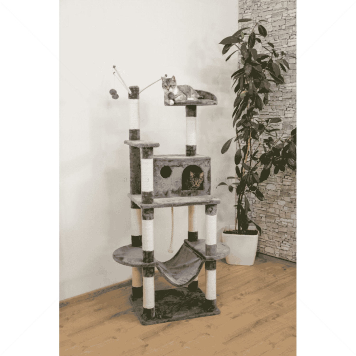 Катерушка Матео 180 см KERBL Cat Tree Matteo grey