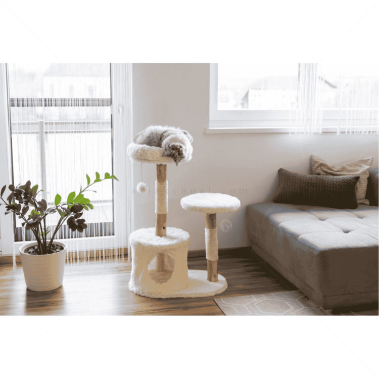 Катерушка Лучия 90 см KERBL Cat Scratching Post Lucia, white