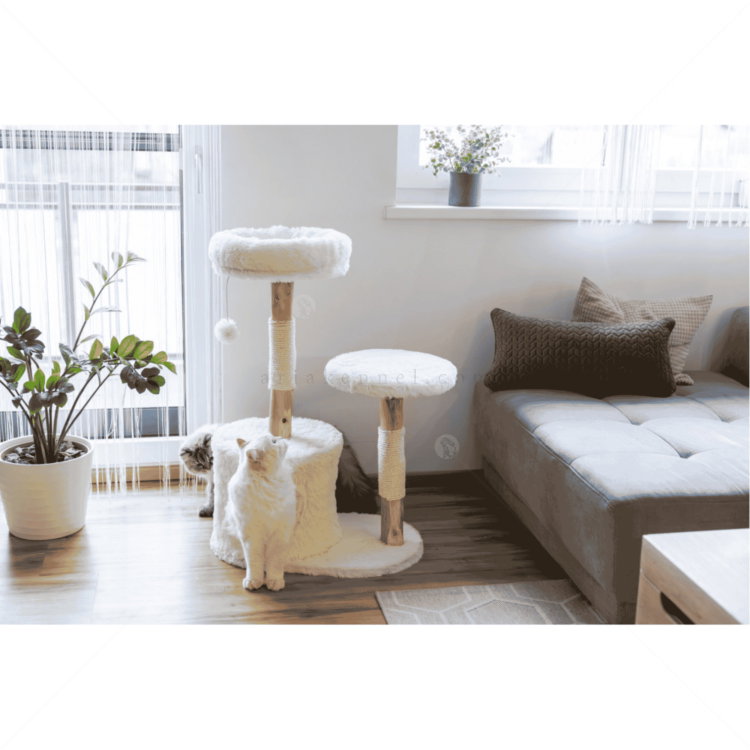 Катерушка Лучия 90 см KERBL Cat Scratching Post Lucia, white