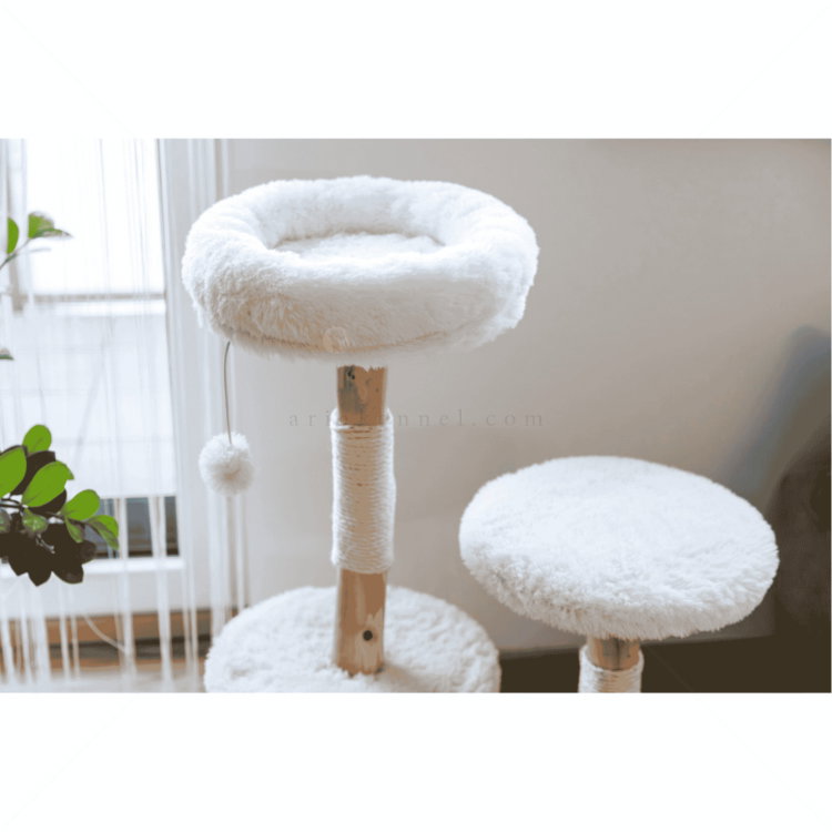 Катерушка Лучия 90 см KERBL Cat Scratching Post Lucia, white