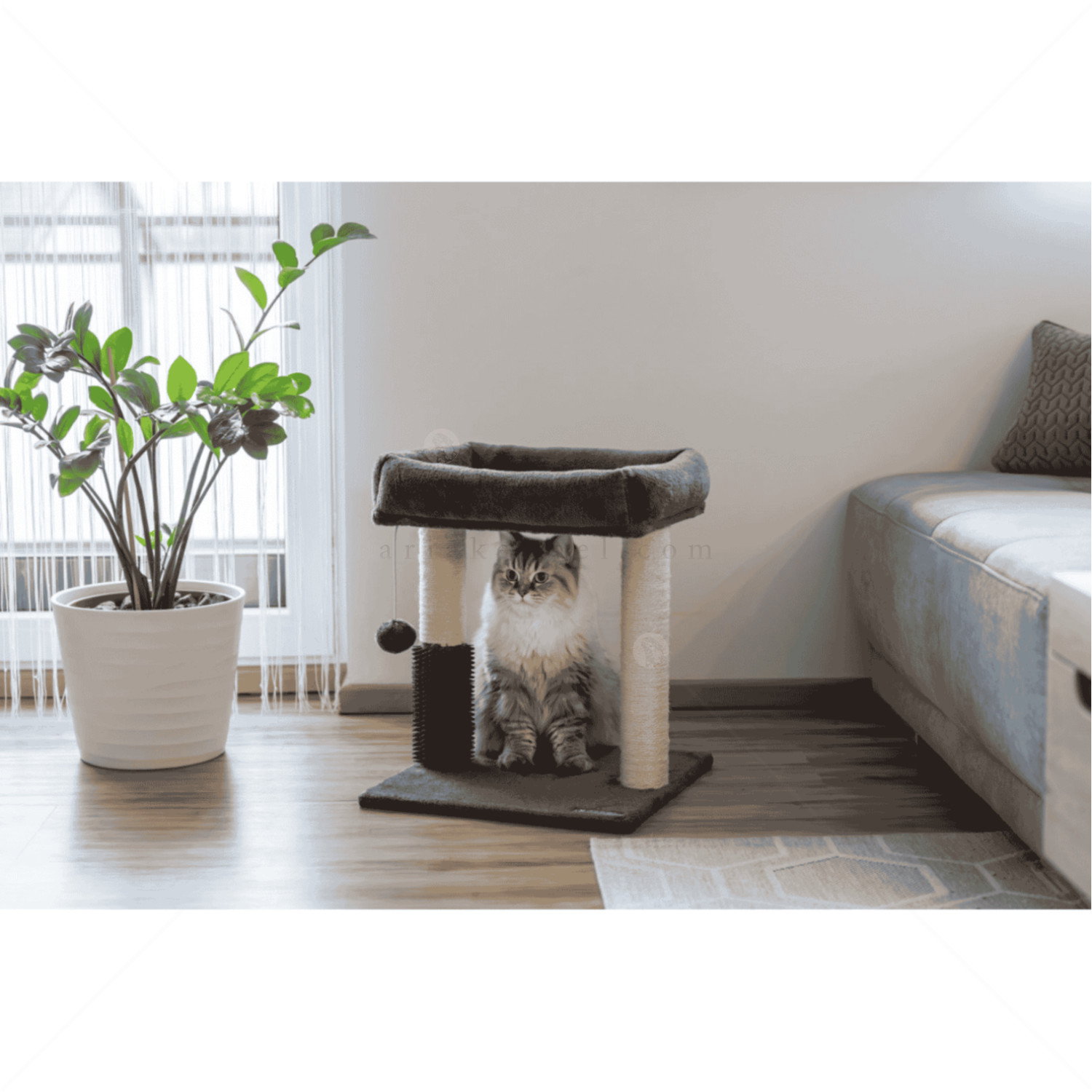 Катерушка Роси 48 см KERBL Cat Scratching Post Rosi, anthracite