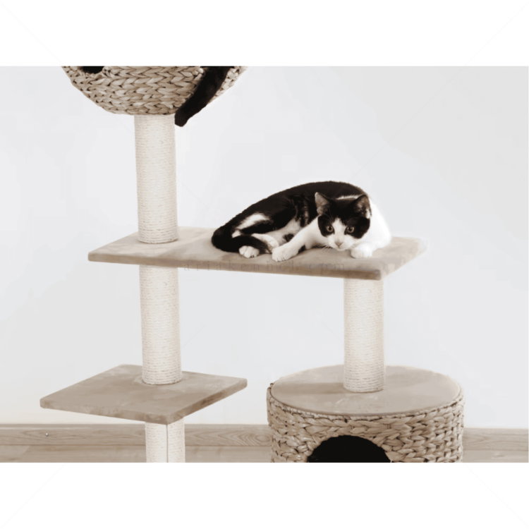 Катерушка Котешко дърво 100 см KERBL Cat Tree Banana Leaf Jade, beige
