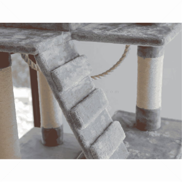 Катерушка Котешко дърво 178 см KERBL Cat Tree Square, grey