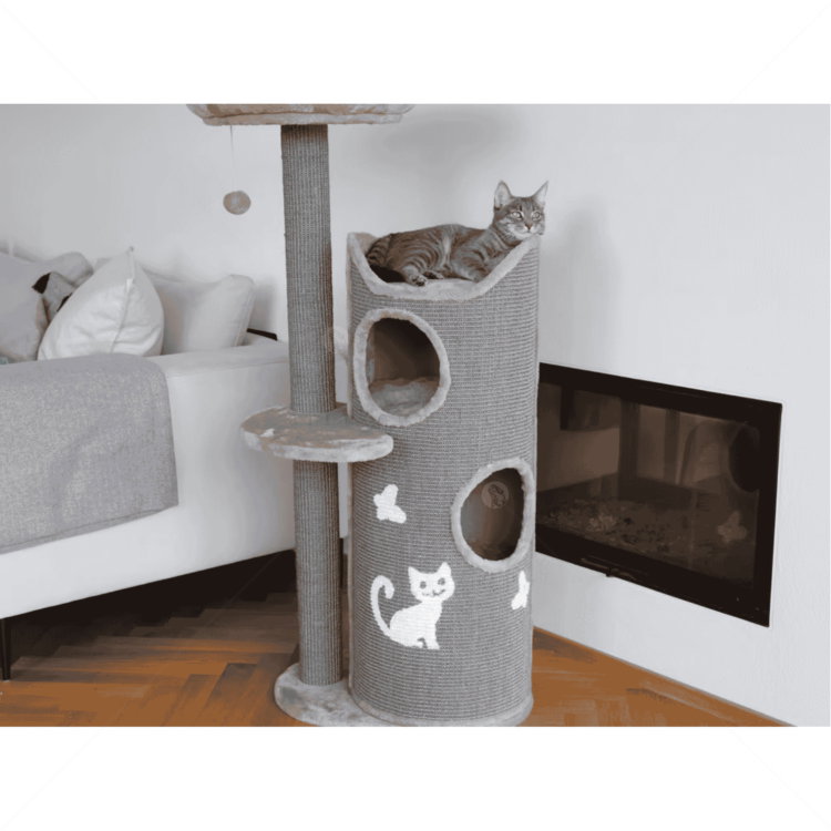 Катерушка Тиана 130 см KERBL Cat Tree Tiana, grey