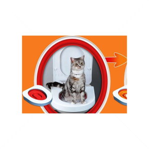 Система за обучение на котки за ползване на човешка тоалетна LITTER KWITTER Cat toilet Training System