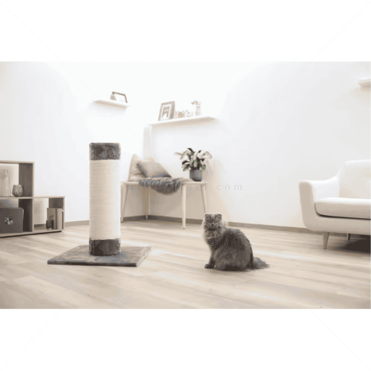 Драскало Опал Ултра 82 см KERBL Cat Scratching Post Opal Ultra, grey