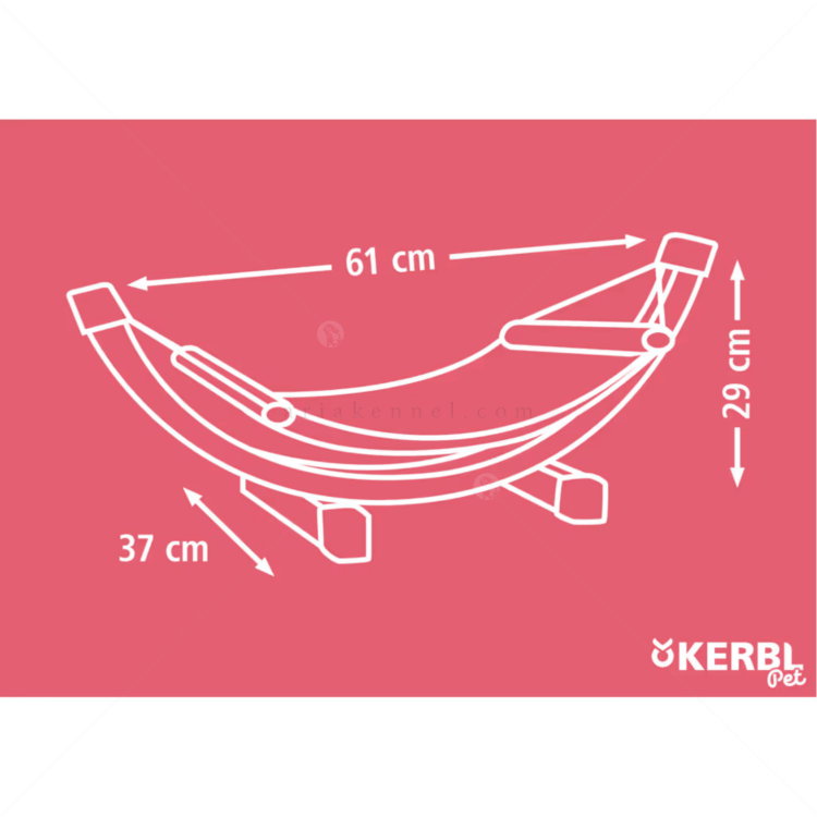 Хамак за котки Сиеста KERBL Hammock Siesta, white