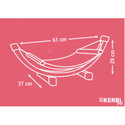 Хамак за котки Сиеста KERBL Hammock Siesta, white