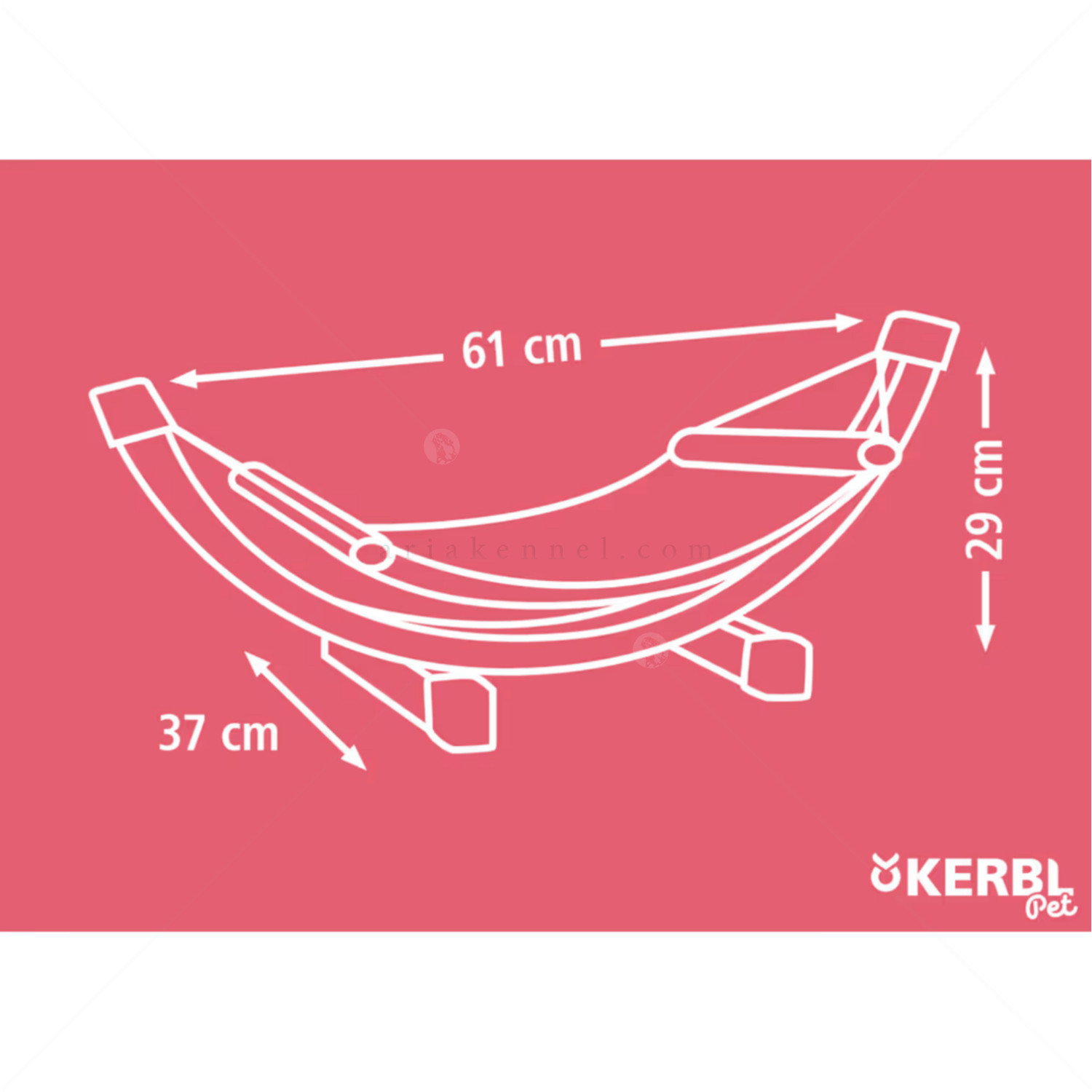 Хамак за котки Сиеста KERBL Hammock Siesta, white
