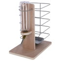 Дървена станция с поилка и хранилка за сено KERBL 2in1 Drinking & Feeding Station