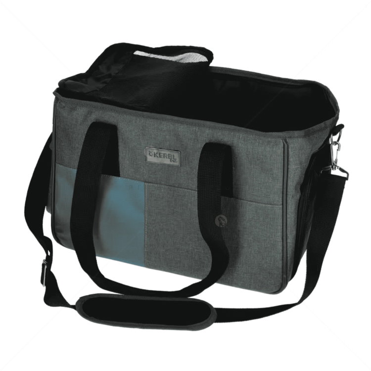 Чанта за пътуване KERBL Travel Bag Vacation, grey/ blue